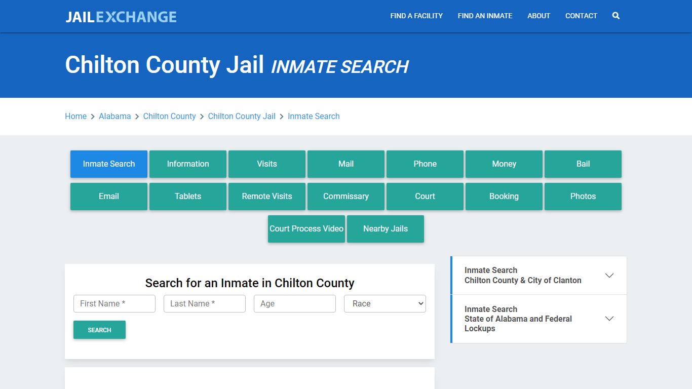 Chilton County Jail, AL Inmate Search: Roster & Mugshots